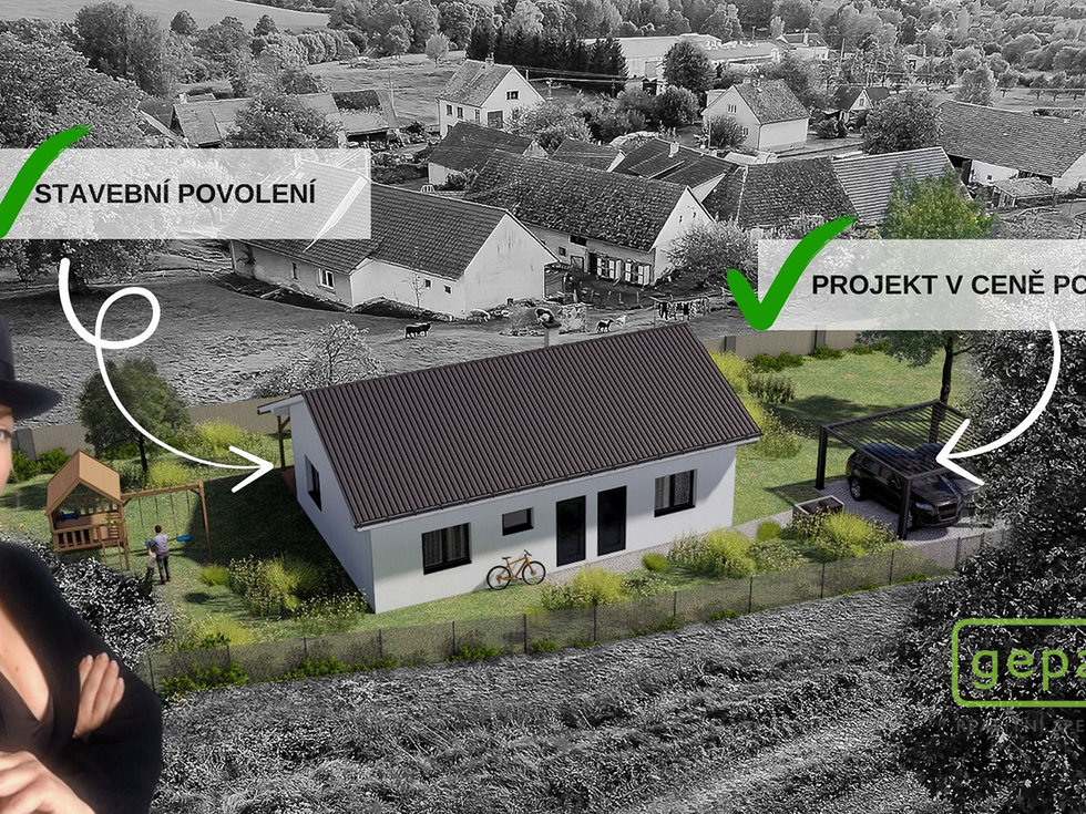 Prodej stavební parcely 1064 m², Chlumy