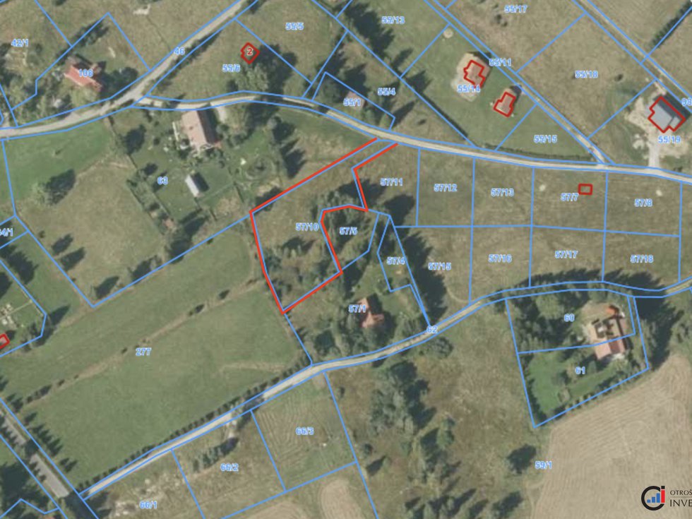 Prodej pozemku pro bydlení, 3 001 m² - Orlick