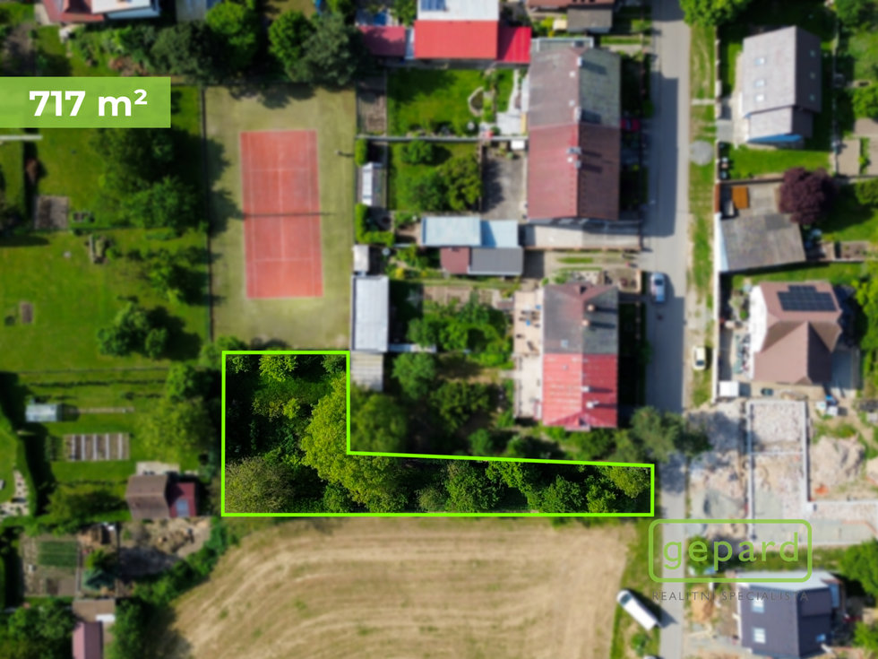 Prodej zemědělské půdy 717 m², Majetín