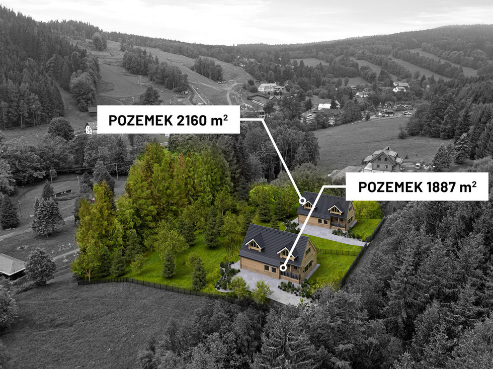 Prodej stavební parcely 4047 m², Malá Morávka