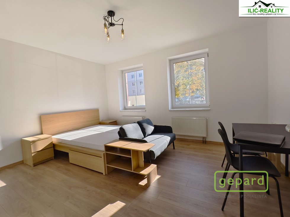 Pronájem bytu 1+kk, garsoniery 31 m², Plzeň