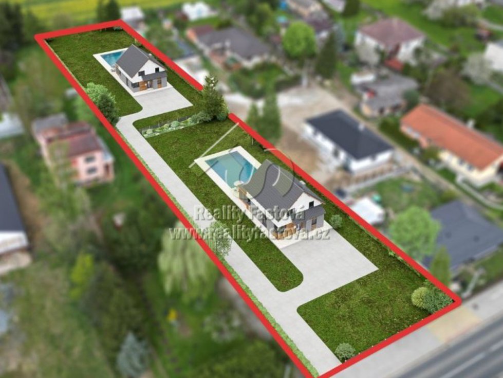 Prodej stavební parcely 2148 m², Svojkovice