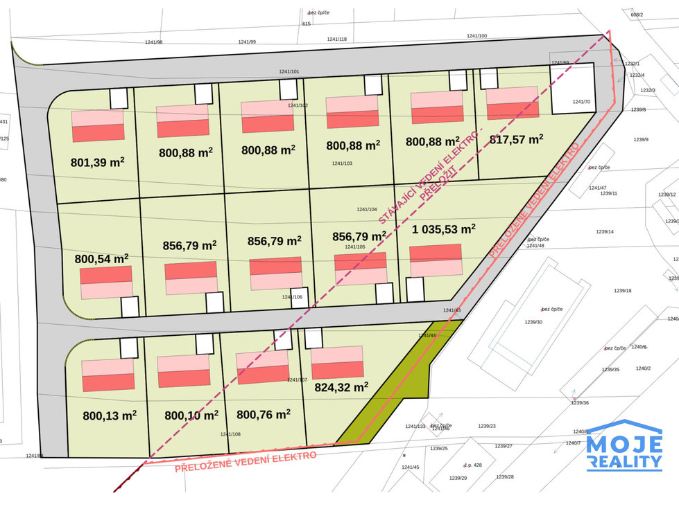 Prodej stavební parcely 15194 m², Dýšina