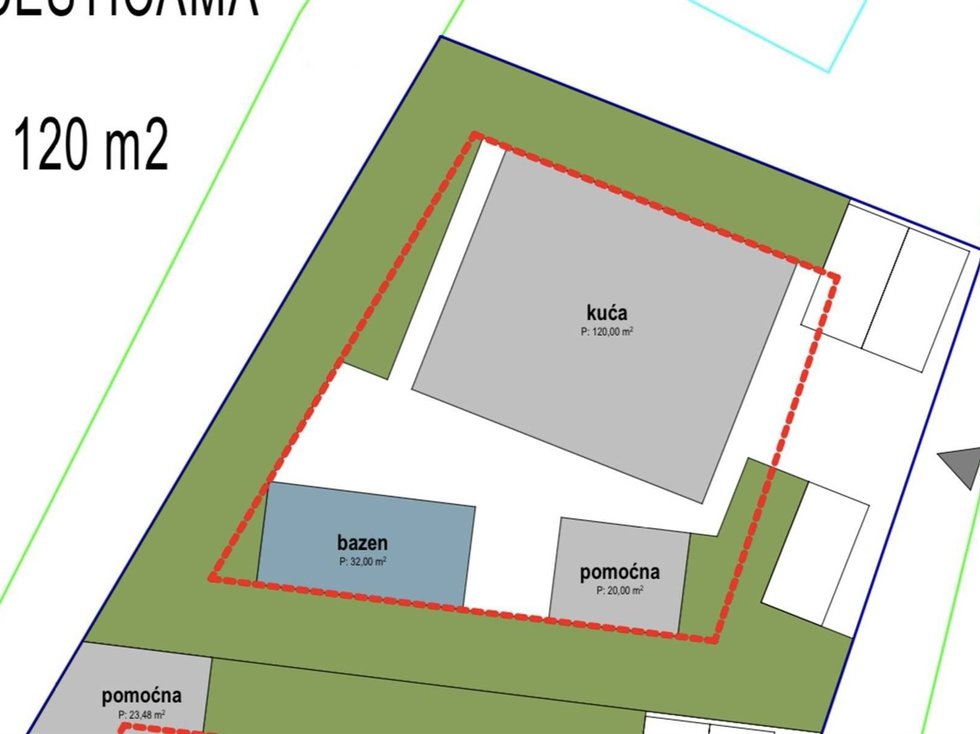 Prodej stavební parcely 572 m²