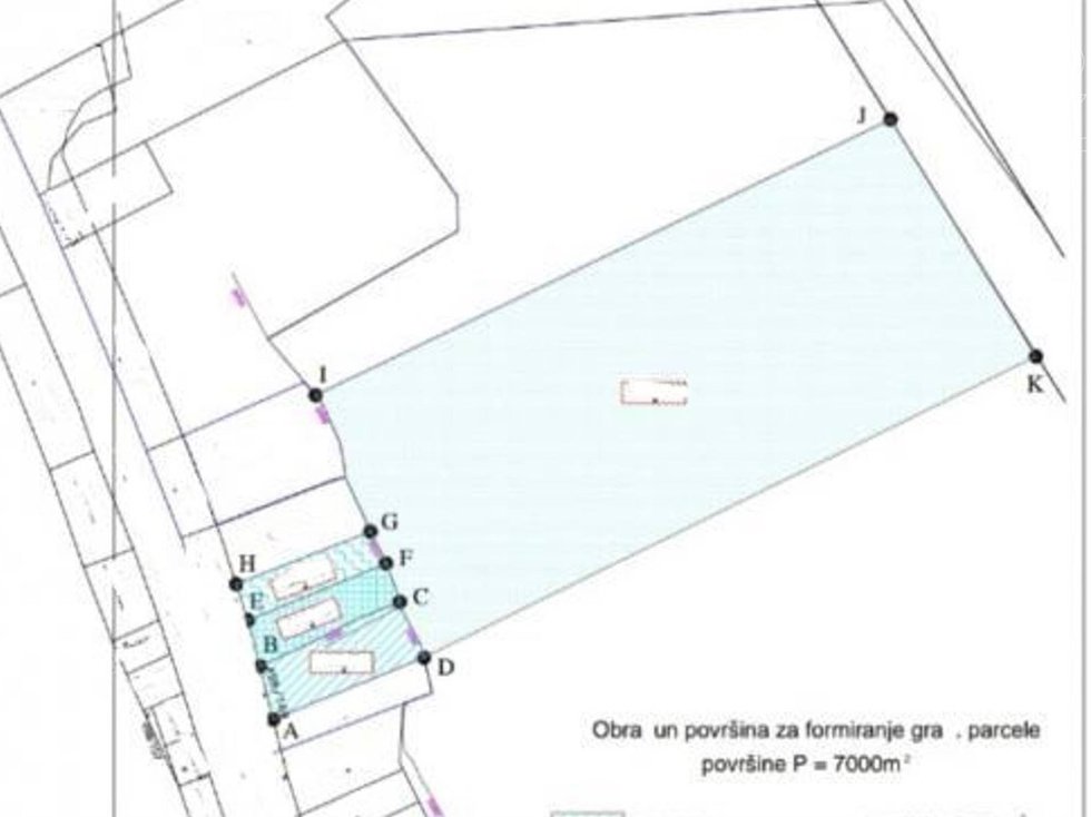 Prodej stavební parcely 4000 m²