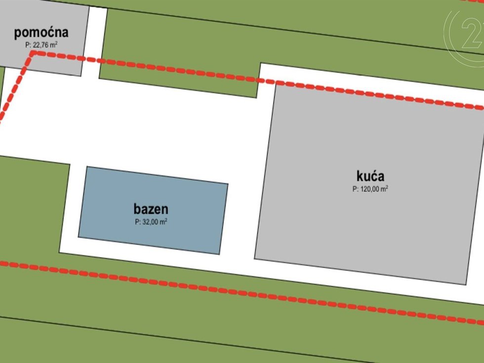 Prodej stavební parcely 687 m²