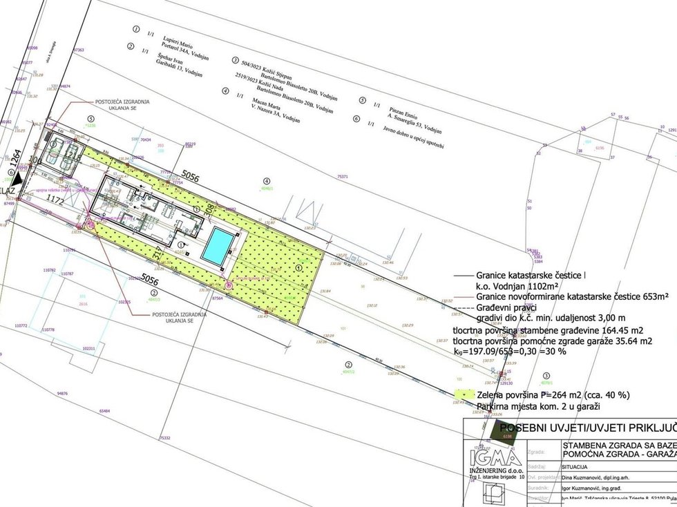 Prodej stavební parcely 1124 m²