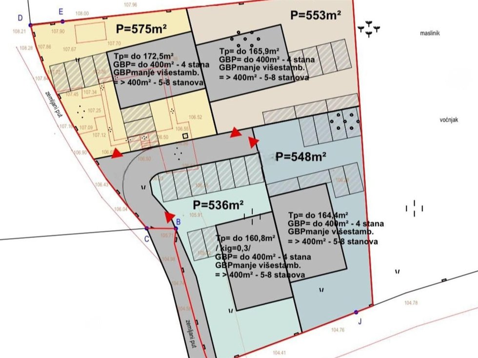 Prodej stavební parcely 2420 m²