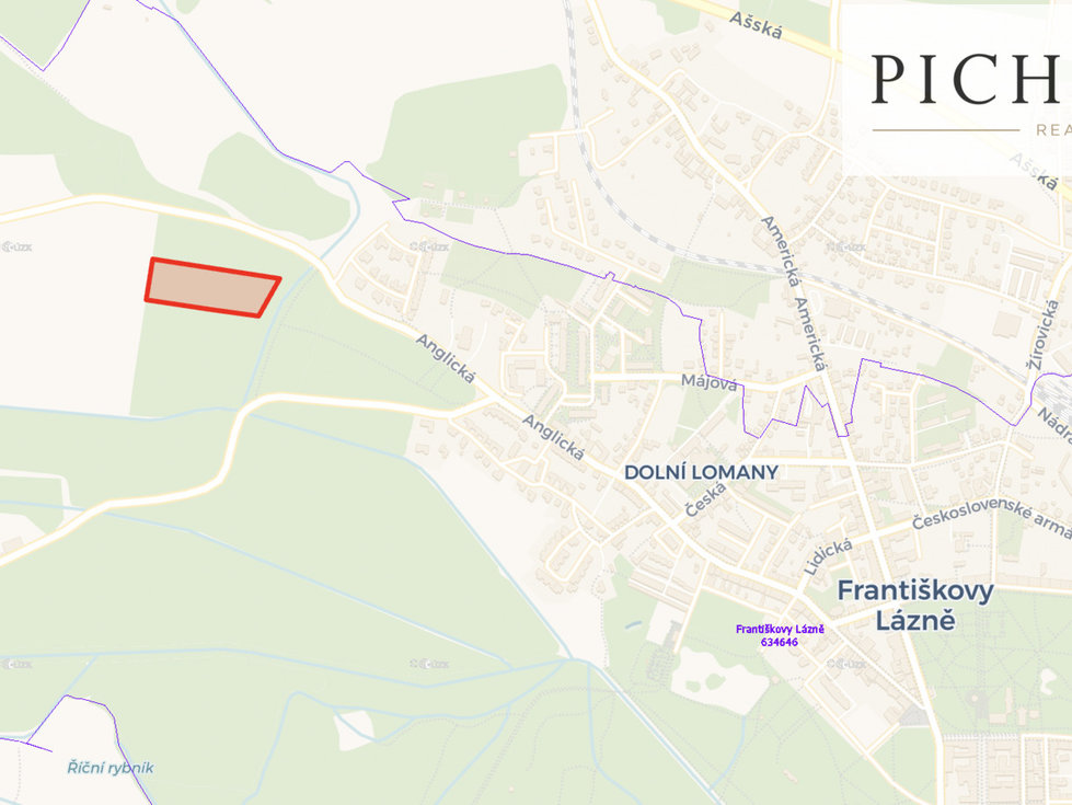 Prodej zemědělské půdy 19472 m², Františkovy Lázně