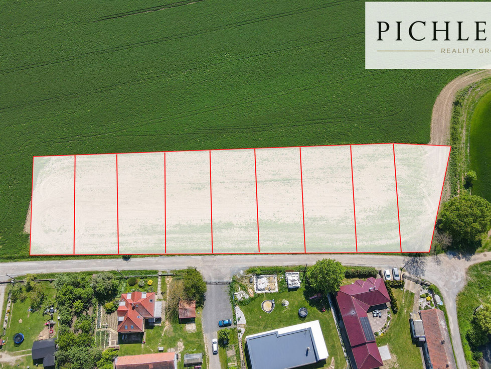 Prodej stavební parcely 851 m², Přestavlky