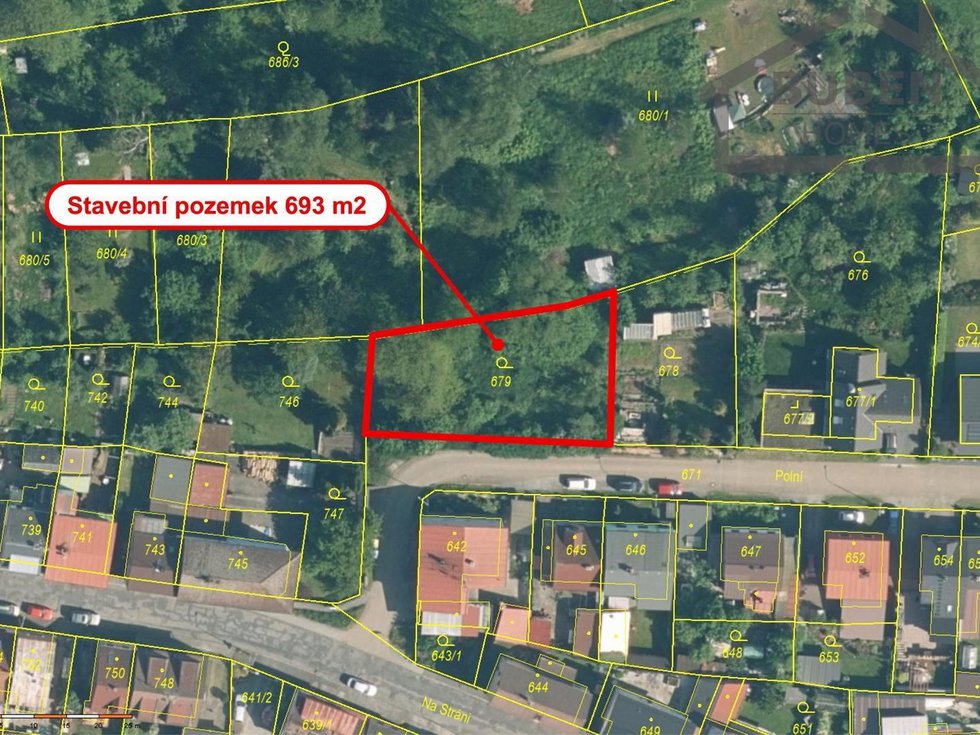 Prodej stavební parcely 693 m², Tachov