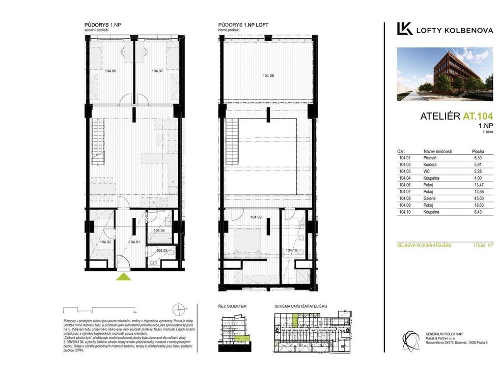 Prodej bytu 4+kk 176 m², Praha