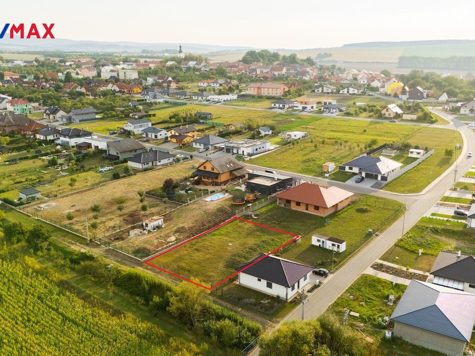 Prodej stavební parcely 900 m², Bánov