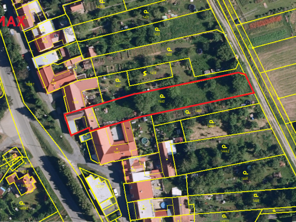 Prodej stavební parcely 1428 m², Viničné Šumice
