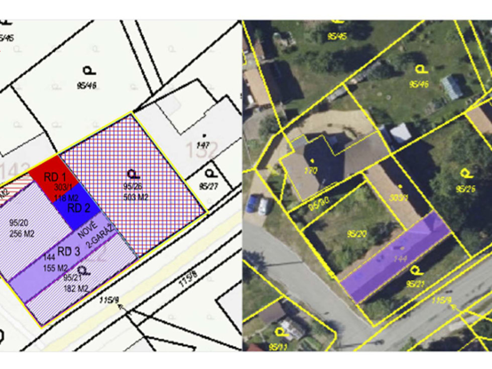 Prodej stavební parcely 310 m², Šošůvka