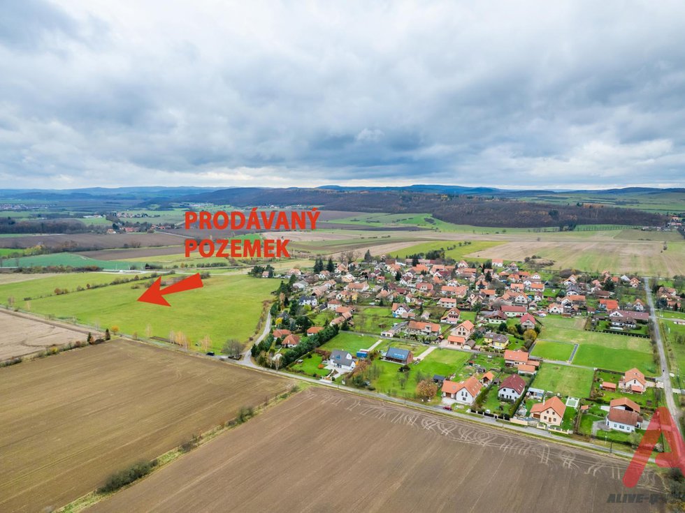 Prodej stavební parcely 3803 m², Vižina