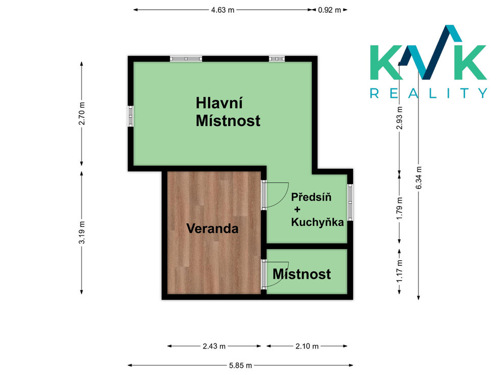 Prodej chaty 15 m², Sadov