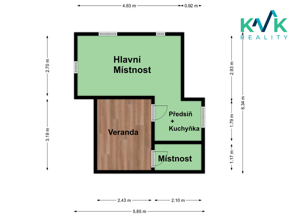 Prodej chaty 15 m², Sadov