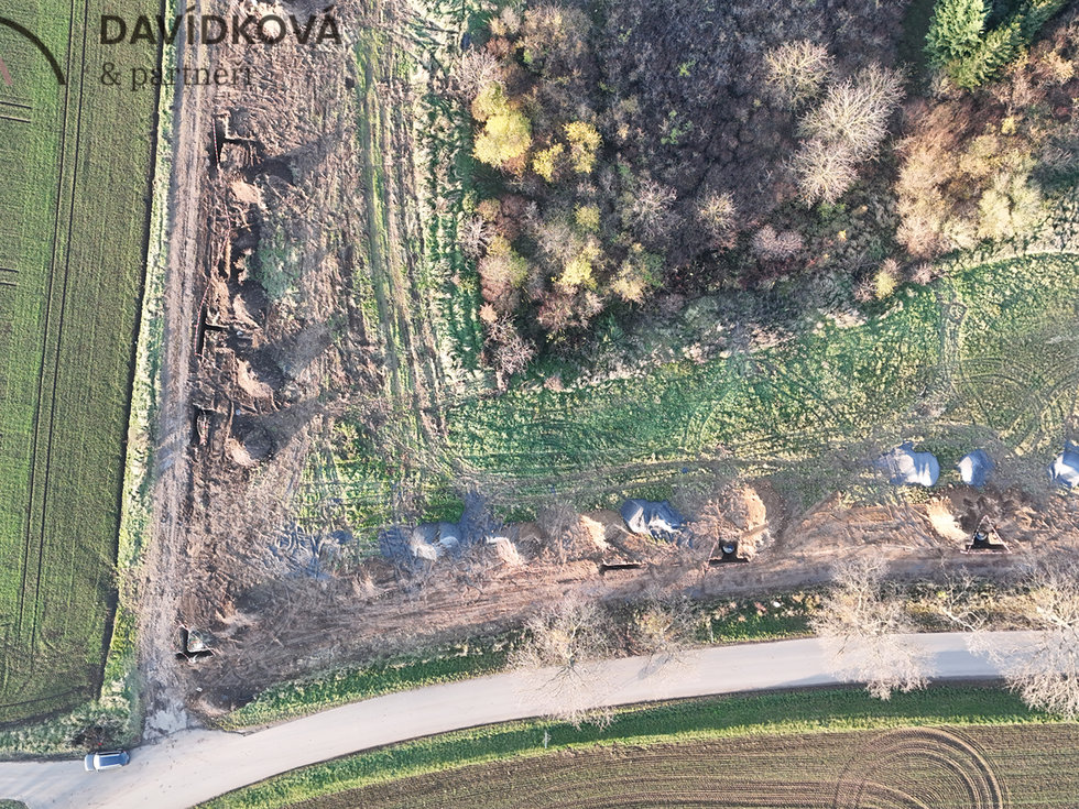Prodej stavební parcely 986 m², Radim