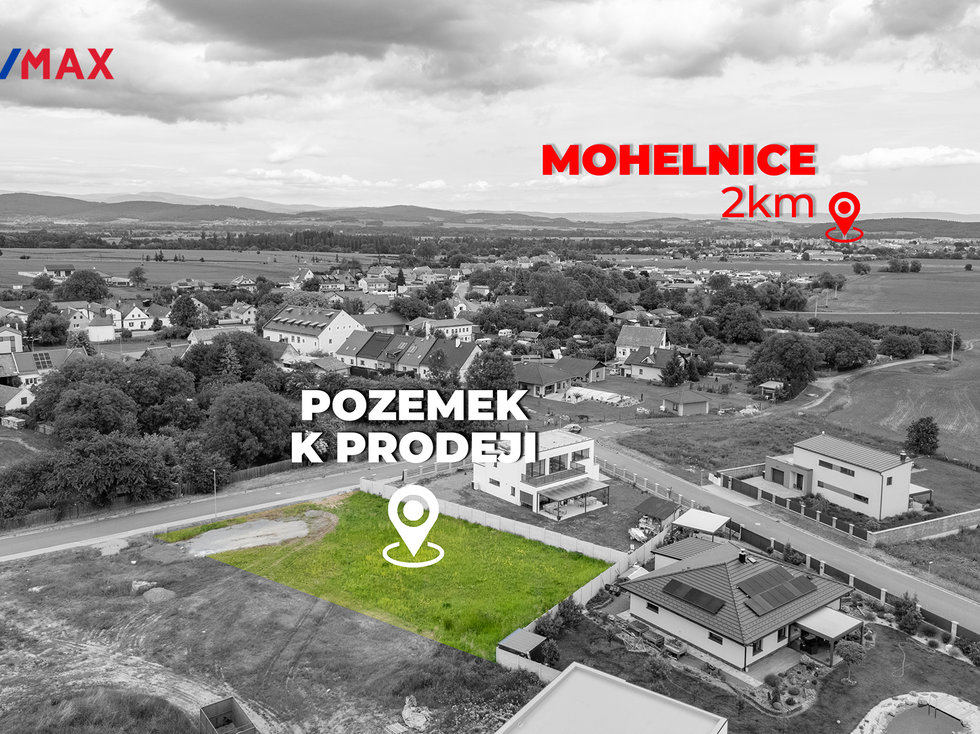 Prodej stavební parcely 1063 m², Mohelnice