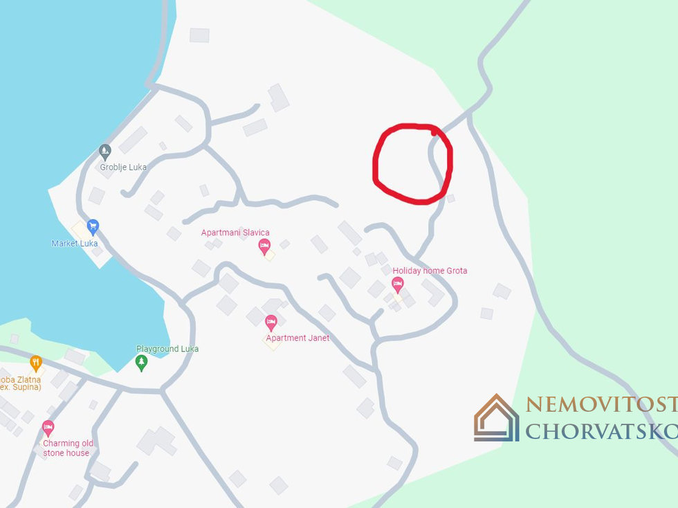 Prodej stavební parcely 1036 m²