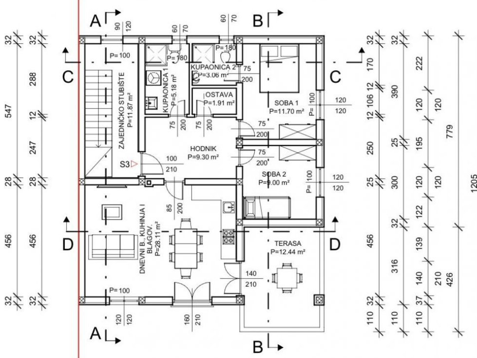 Prodej bytu 2+kk 80 m²