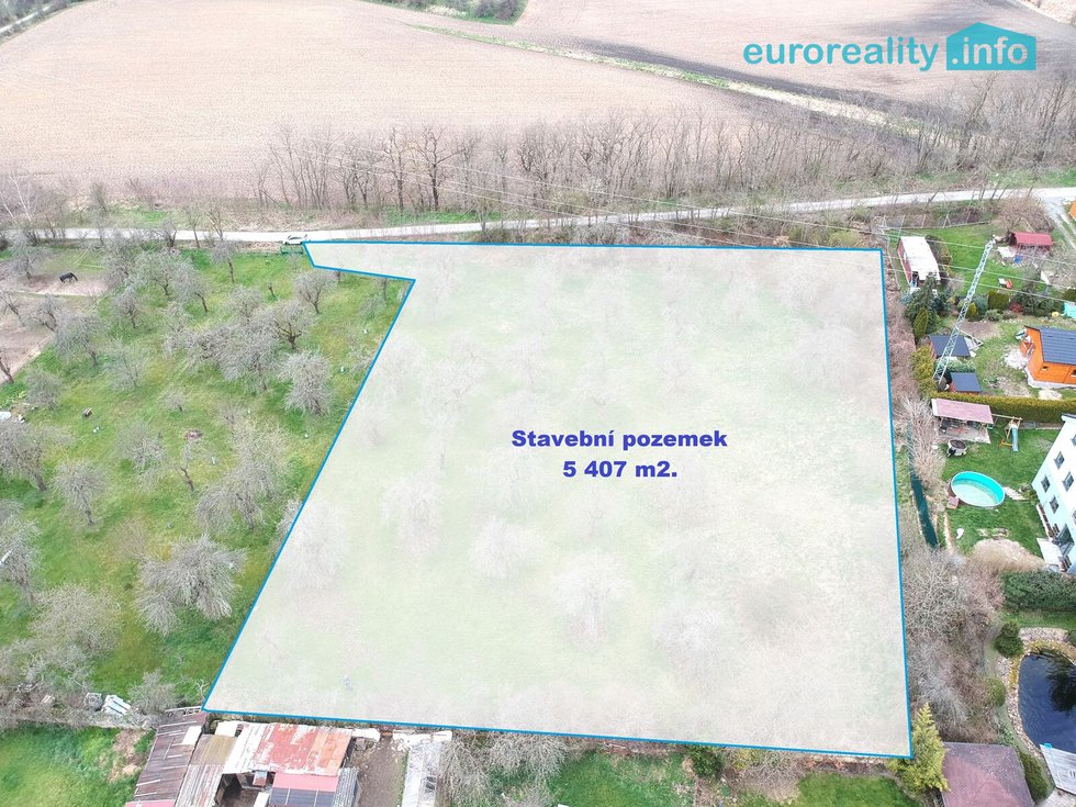 Prodej stavební parcely 5285 m², Plzeň