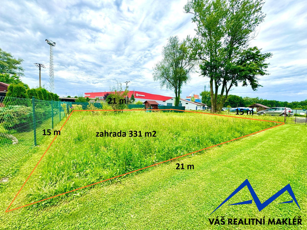 Prodej zahrady 331 m², Bohumín