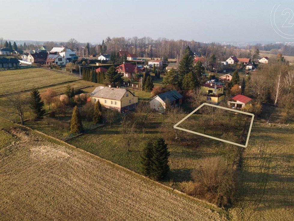 Prodej stavební parcely 1093 m², Horní Bludovice