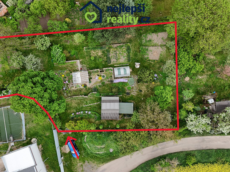 Prodej stavební parcely 1355 m², Žatec
