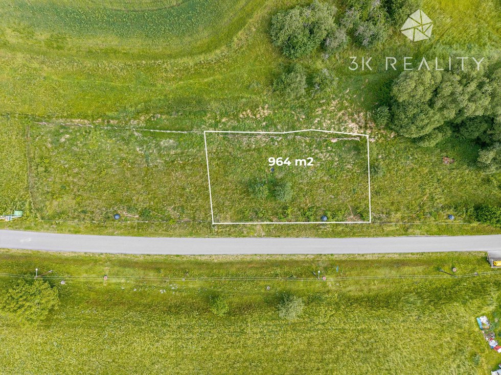 Prodej stavební parcely 964 m², Otročiněves