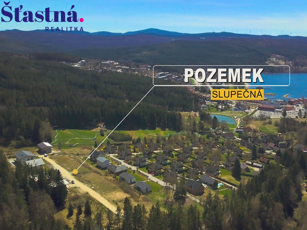 Prodej stavební parcely 795 m², Lipno nad Vltavou