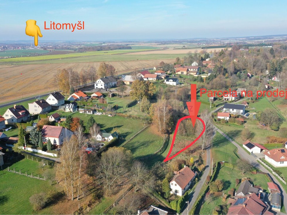 Prodej stavební parcely 1751 m², Janov