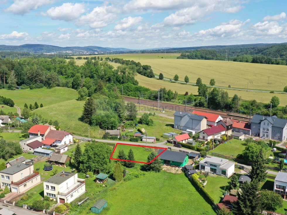 Prodej stavební parcely 627 m², Třebovice