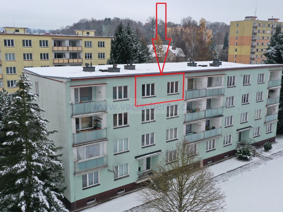 Pronájem bytu 1+1 37 m², Česká Třebová