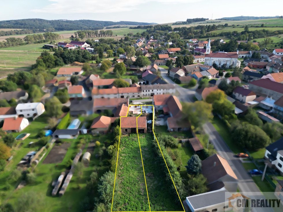 Prodej stavební parcely 855 m², Krumsín