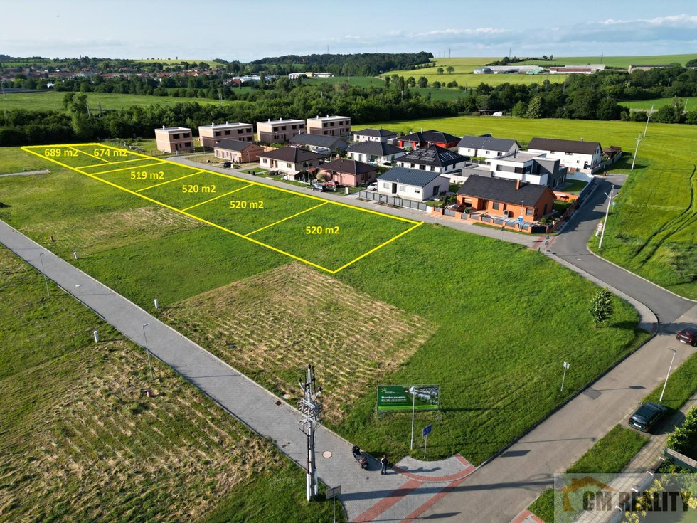 Prodej stavební parcely 520 m², Prostějov