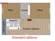 Orientační půdorys.