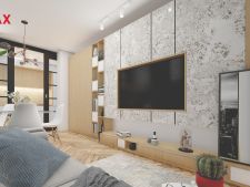 vizualizace budoucí stav obývací pokoj