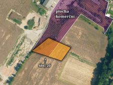 Prodej komernho pozemku, 2428m<sup>2</sup>, Pardubice - Pardubice II, 604.572,- K
