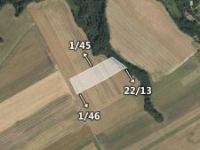 Prodej zemědělské půdy, 6431m<sup>2</sup>, Domašov u Šternberka, 263.689,- Kč