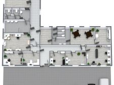 Bohatice - Areal - 1. Floor - 3D Floor Plan