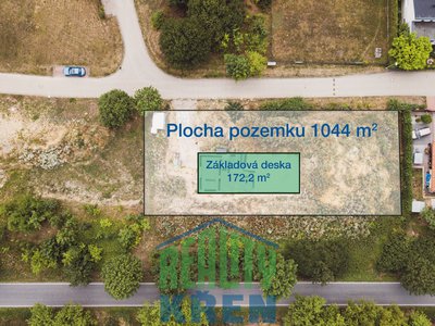 Prodej stavební parcely, 1044m²