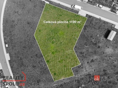 Prodej stavební parcely 1190 m² Větrný Jeníkov