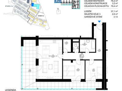 Prodej bytu 3+kk, 79m²