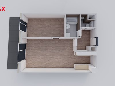 Pronájem bytu 2+kk 69 m² České Budějovice