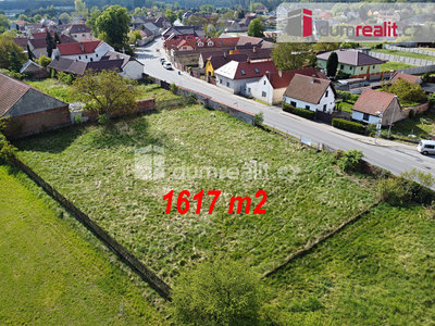 Prodej stavební parcely 1617 m² Tišice