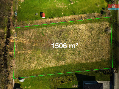 Prodej stavební parcely 1506 m² Horní Domaslavice