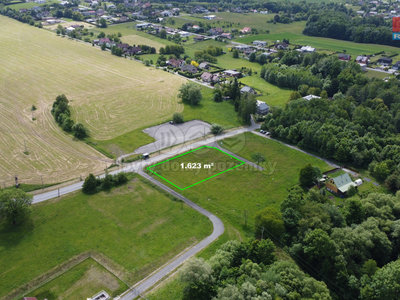 Prodej stavební parcely 1623 m² Horní Bludovice