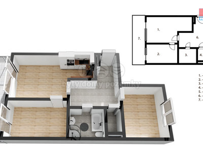 Prodej bytu 3+kk 78 m² Praha